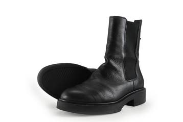 Manfield Chelsea boots in maat 38 Zwart, Verzenden, Zwart, Overige typen, Zo goed als nieuw