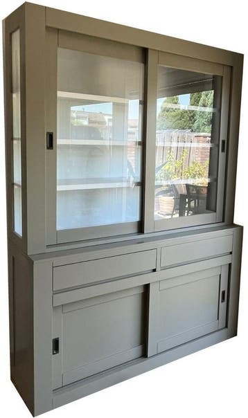 Buffetkast Petten olijfgrijs 160cm, Ophalen of Verzenden, Nieuw