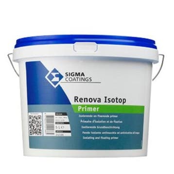 SIGMA RENOVA ISOTOP PRIMER - wit - 10 liter, Wit, Nieuw, Ophalen of Verzenden, Verf