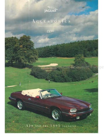1995 JAGUAR PROGRAMMA ACCESSOIRES BROCHURE ENGELS, Nieuw, Author