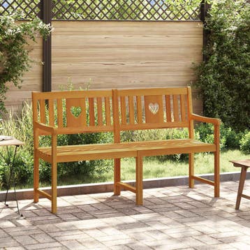 vidaXL Tuinbank 4 -zits 150 x 56 x 90 cm Massief Acaciahout, Tuin en Terras, Verzenden, Nieuw