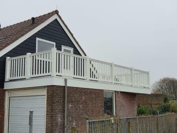 Kunststof hekwerk balkonhek balustrade dakterras omheining, Nieuw, Kunststof