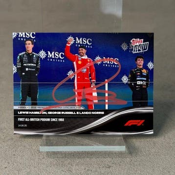 Ferrari - Topps Now - (039) Lewis Hamilton And the british, Nieuw
