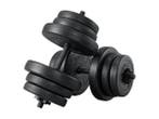 Veiling - Halterset / Dumbells 40 kg - 2-delig - Zandgevuld, Sport en Fitness, Fitnessmaterialen, Nieuw