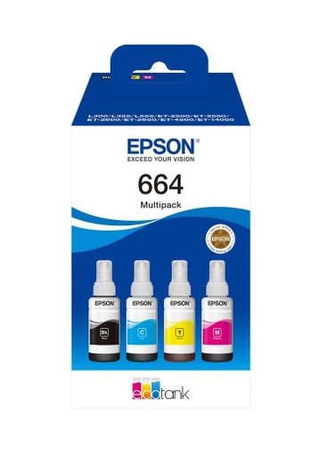 Epson 664 EcoTank 4-colour Multipack (Ink cartridges), Verzenden, Nieuw, Overige typen