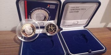 Italië. 2 Euro / 5 Euro 2022/2023 Commando Carabinieri +