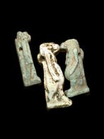 Oud-Egyptisch Faience amuletten - 3 cm (Zonder minimumprijs)