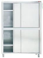 Opbergkast met schuifdeuren | 70cm diep | RVS | 3 formaten, Verzenden, Nieuw in verpakking