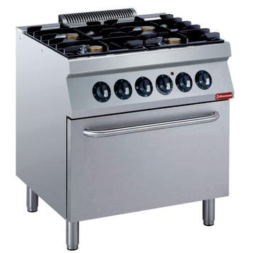 Diamond fornuis 4 vuren 5,5 kW, elektrische oven GN 2/1, Verzenden, Nieuw in verpakking