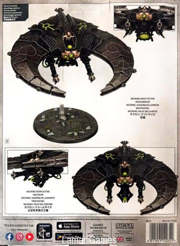 Warhammer 40.000 Necrons Doom Scythe (Warhammer nieuw), Hobby en Vrije tijd, Wargaming, Ophalen of Verzenden, Nieuw