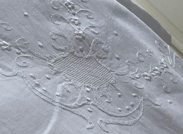 ricami fatti a mano - Laken (3) - 246 cm - 225 cm - laken