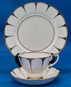Royal Vale – Frühstücksgedeck – Bone China mit goldfarbenem