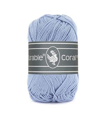 Durable Coral Mini 319 Blue - Haakgaren / Breigaren, Ophalen of Verzenden, Nieuw, Breien of Haken, Wol of Garen