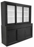 Buffetkast antraciet - wit Enschede 240cm, Huis en Inrichting, Kasten | Buffetkasten, Ophalen of Verzenden, Nieuw