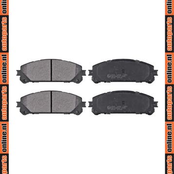 Remblokken Toyota bZ4X EV Vooras - ABS Remblokken 37844, Verzenden, Nieuw, Toyota