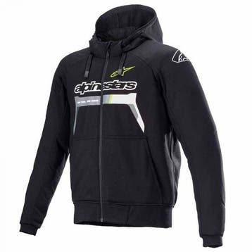 Alpinestars Chrome Ignition Hoodie Zwart Geel Fluo, Motoren, Kleding | Motorkleding, Nieuw met kaartje, Jas | textiel, Alpinestars