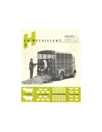 1957 CITROEN H VEEWAGEN BROCHURE FRANS, Nieuw, Author