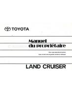 2003 TOYOTA LANDCRUISER INSTRUCTIEBOEKJE FRANS