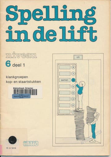 Spelling in de Lift Werkschrift niveau 6 deel 1 (per stuk), Verzenden, Nieuw