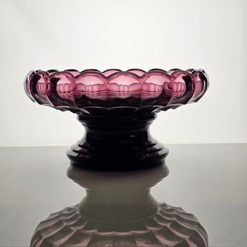 Josef Inwald - Tafelmiddenstuk - Amethistglas, Antiek en Kunst