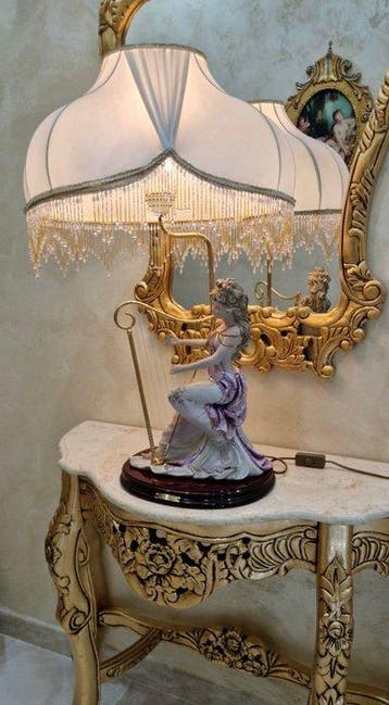 Capodimonte - Vittorio sabadin - Tafellamp - Porselein,