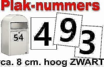 Containerstickers / nummerstickers / Huisnummer stickers, Tuin en Terras, Tuinwanddecoratie, Nieuw