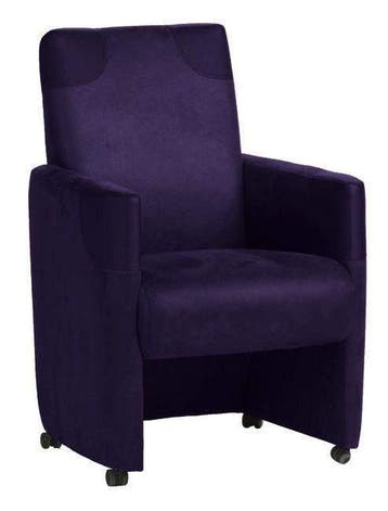 Eetkamerstoel Ron - eetkamerstoelen - Paars, Nieuw, Stof