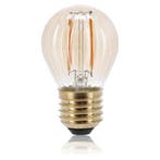LED FILAMENT | E27 | KOGEL MINI | DIMBAAR | AMBER | 2W, Nieuw