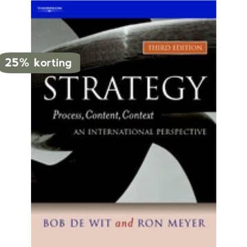 Strategy - Bob De Wit 9781861529640, Verzenden, Gelezen, Bob De Wit