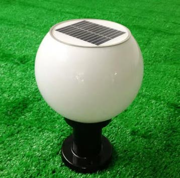 LED acryl ronde bal lamp huis tuin pad muur pijlerlamp, Tuin en Terras, Buitenverlichting, Verzenden, Nieuw