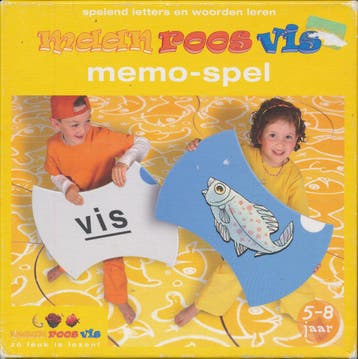 Maan, Roos, Vis memo-spel, Verzenden, Nieuw