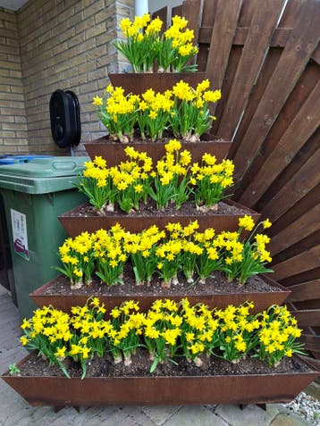 Bloembak / plantenbak cortenstaal, 100 cm of meer, Verzenden, Nieuw, Balkon