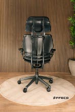 Humanscale Freedom Met Verstelbare Hoofdsteun, Verzenden, Zwart, Zo goed als nieuw, Bureaustoel