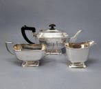 Theeservies (3) - Unused - Verzilverd - Art Deco circa 1930, Antiek en Kunst