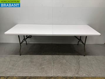 Bolero Opklapbare Kunststof Tafel 244 x 86 x 74 cm Horeca, Ophalen of Verzenden, Nieuw in verpakking