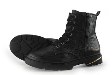 Replay Veterboots in maat 39 Zwart, Verzenden, Zwart, Overige typen, Replay