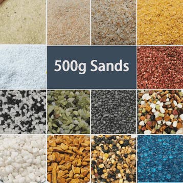 Natuurlijk Kristal Zand 500g - Bodemsubstraat voor Aquarium,, Verzenden, Nieuw