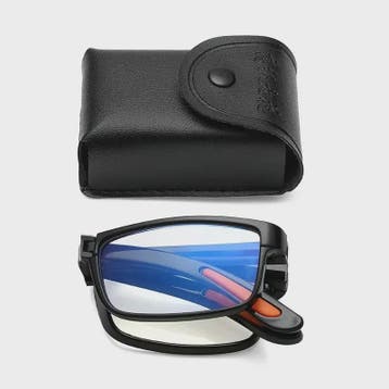 Opvouwbare Leesbril met Anti Blauw Licht & Etui - Retro Unis, Verzenden, Nieuw