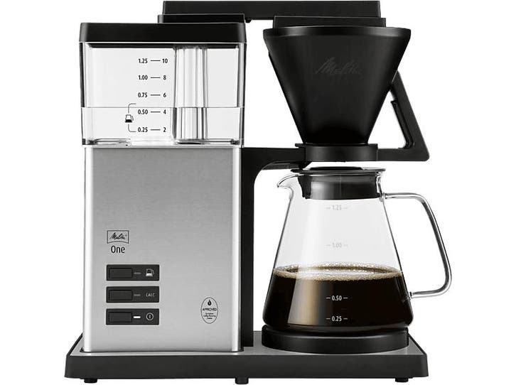 Melitta -  One Sst Filterkoffiezetapparaat  - Zilver, Witgoed en Apparatuur, Koffiezetapparaten, 10 kopjes of meer, Koffiemachine