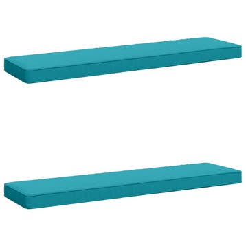 vidaXL 2-delige Bankkussens VUGHT 2 pcs 100% Polyester, Verzenden, Nieuw