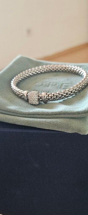 Fope - Armband - Flexit Vendome - 18 karaat Witgoud -, Nieuw