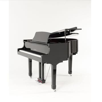 Oostendorp Digital Classic Grand Elite IV PE chroom, Nieuw, Zwart, Vleugel