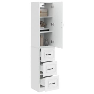 vidaXL Kastenset 2 st 33 x 34,5 x 87 cm Bewerkt hout, Verzenden, Nieuw