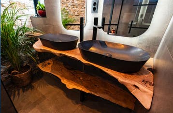 wastafelblad | waskom | salontafel | bartafel | epoxy, Ophalen, Nieuw