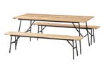 Picknickset Inklapbaar Vernon  180 cm Acacia Garden, Tuin en Terras, Tuinstoelen, Verzenden, Nieuw