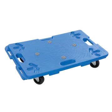 Silverline plateauwagen - polypropyleen - 100 kg draagkra..., Doe-het-zelf en Verbouw, Transportwagens, Ophalen of Verzenden, Nieuw