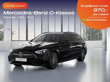 Mercedes-Benz C-Klasse | Zakelijk Leasen vanaf 213,- p/mnd, Nieuw, Financial lease, Lease, C-Klasse