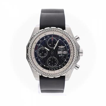 Breitling For Bentley Continental GT A13363; Chronograaf..., Ophalen of Verzenden, Zo goed als nieuw, Leer, Overige merken