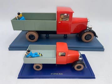 Moulinsart - Tintin - Le lotus Bleu – Camion rouge du Lotus, Nieuw