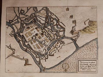 België - Oostende; Matthäus Merian (1593 – 1650) -, Nieuw